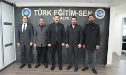EMŞAV Alanya’dan Türk Eğitim-Sen’e ziyaret
