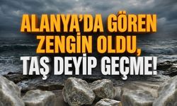 Alanya sahilinde görürseniz zengin oldunuz: Sakın taş deyip geçmeyin!