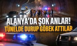 Ambulans gelse ne olacaktı? Alanya tünelinde yolu kapatıp oynadılar!