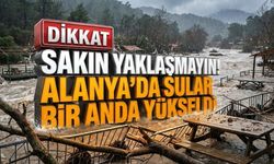 SON DAKİKA! Alanya’da korkutan tahliye: Kapaklar açıldı, masalar yüzmeye başladı!