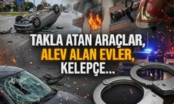Alanya’da hareketli saatler: Firari yakalandı, kazalar ve yangın korkuttu