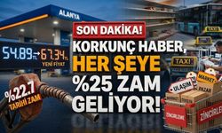 SON DAKİKA! Korkunç haber, her şeye %25 zam geliyor!