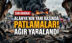 Alanya’nın yanı başında patlamalar! Mahalleli sokağa döküldü