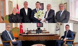 Sektör temsilcilerinden Kaymakam Öztürk’e ziyaret