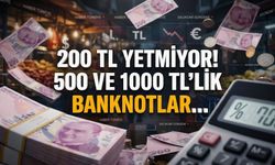 Cüzdanlar şişti, 200 TL yetmiyor! 500 ve 1000 TL’lik banknotlar…