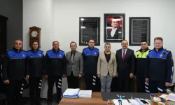 Alanya Zabıtası’nda terfi heyecanı: Yeni rütbeler takıldı