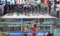 Alanya’da spor rüzgarı: Kumda ve pedal başında büyük heyecan