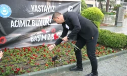 Alanya’da gözyaşları şehit eğitimciler ve öğrenciler için aktı