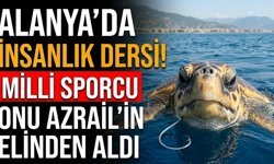 Alanya’da insanlık dersi! Milli sporcu onu Azrail’in elinden aldı