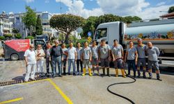 Temizlik işleri ekipleri, Alanya’yı bayrama hazırlıyor