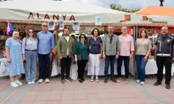 Alanya Kültür ve Sanat Festivali’nde stantlar ziyaret edildi