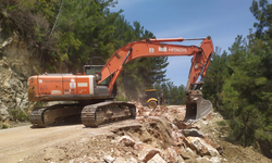Alanya kırsalında yol bakımları sürüyor