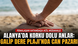Alanya'da korku dolu anlar: Galip Dere Plajı'nda can pazarı