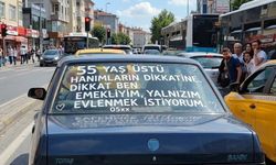 “Dikkat ben emekliyim, evlenmek istiyorum”