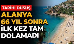 Alanya 66 yıl sonra ilk kez tam dolamadı