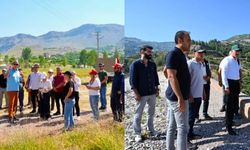 Yeniköy Barajı’nda inceleme ve Gökbel’de denetleme