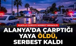 Alanya’da çarptığı yaya öldü, serbest kaldı
