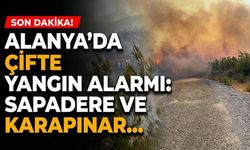 SON DAKİKA! Alanya’da çifte yangın alarmı: Sapadere ve Karapınar…