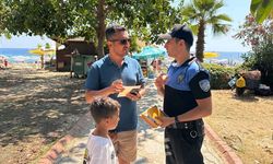 Alanya’da 4 dilde hayat kurtaran harita dağıtıldı