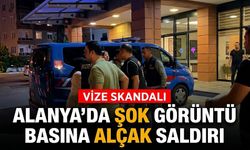 Alanya’da şok görüntü: Vize skandalında basına alçak saldırı