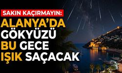 Sakın kaçırmayın: Alanya'da gökyüzü bu gece ışık saçacak