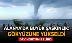 Alanya’da büyük şaşkınlık: Denizden gökyüzüne yükseldi
