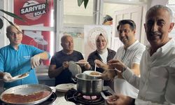 Hataylılardan Eray Erdem’e tatlı destek: 1.000 kişiye künefe ikramı