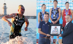 Triatlon sona erdi: Başkan Tuna, sporcuları yalnız bırakmadı