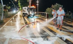 Alanya’da yollar temiz, kent daha ferah