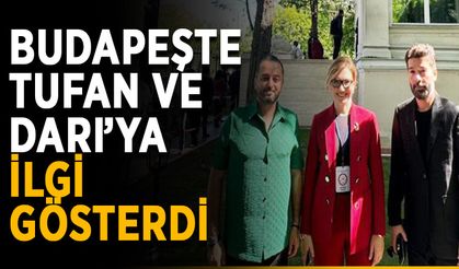 Budapeşte Tufan ve Darı’ya ilgi gösterdi