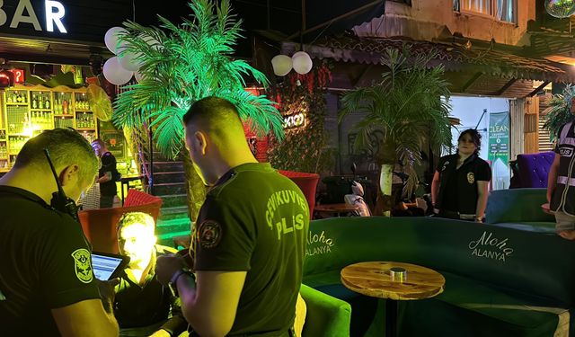 Alanya’da umuma açık mekan uygulaması yapıldı