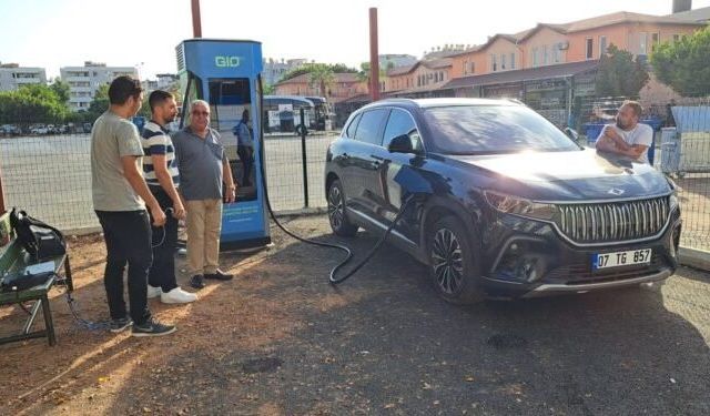 Alanya Otogarı’nda elektrikli araçlara şarj hizmeti başladı