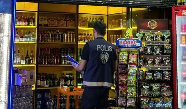 Alanya’da alkol satış saatini ihlal eden tekel büfelere ceza!