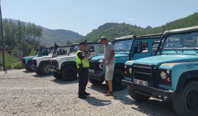 Alanya’da safari araçlarına ‘Geç kalınmış’ ceza yağdı