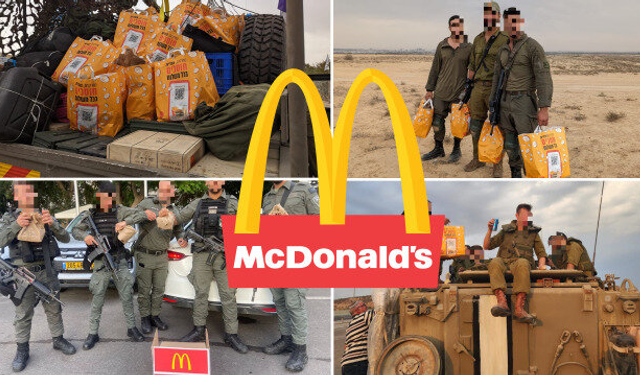 McDonald’s bebek katili İsrail ordusunu besliyor
