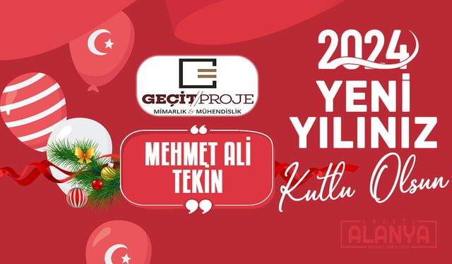 Mehmet Ali Tekin - Hoşgeldin 2024, Yeni yılınız KUTLU OLSUN
