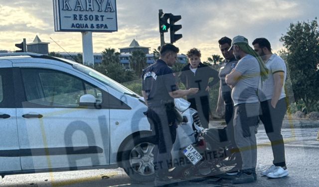 Alanya’da Motosiklet sürücüsü ağır yaralandı