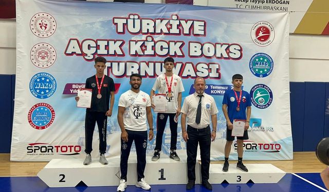 Alanya Fight Club sporcuları, Konya'da şampiyon oldu