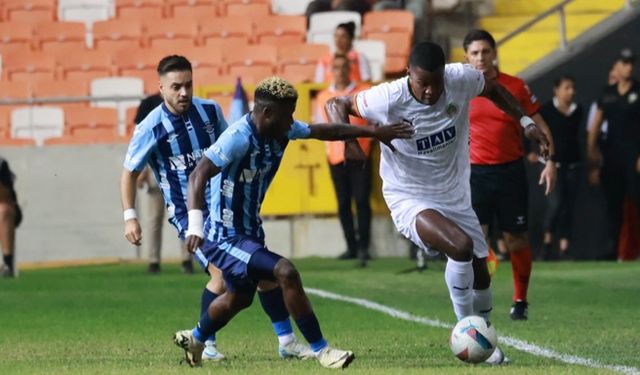 Akdeniz derbisinin galibi Alanyaspor. Alanyaspor 2, Adana Demirspor 0