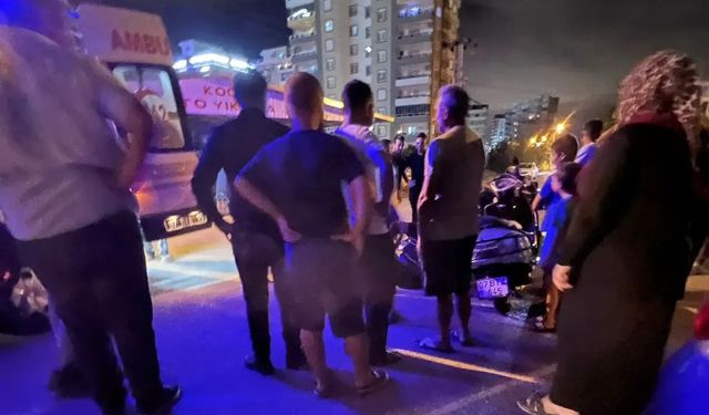 Alanya’da kafa kafaya çarpıştılar: 2 yaralı