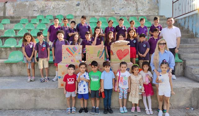 Alanya’da kardeş okula anlamlı hediye