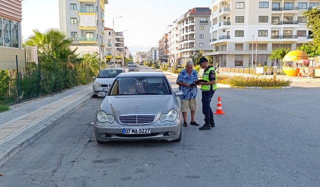 222 bin lira ceza: Alanya'da 895 araç denetlendi