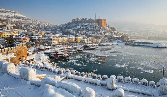 Alanya’ya kara kış geliyor! 13 derece birden düşecek, donacağız