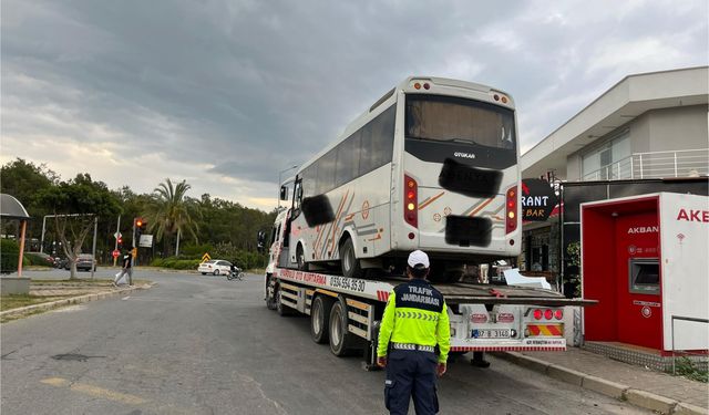 Alanya’da korsan servisçi affedilmedi, trafikten alındı