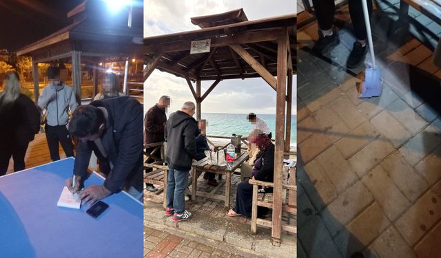 Alanya’da zabıtaya alkış! Hem ceza yediler, hem temizlediler