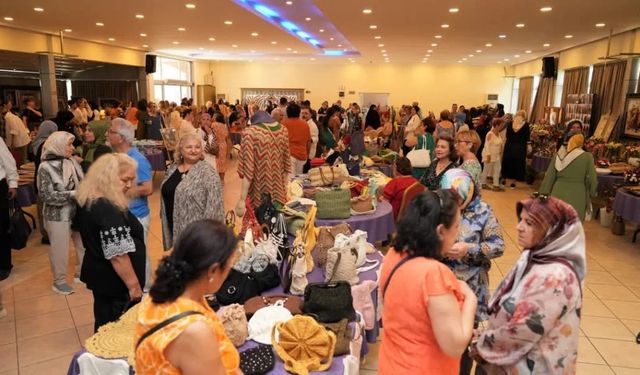Kadın eliyle sanat, Alanya’da hayat buldu