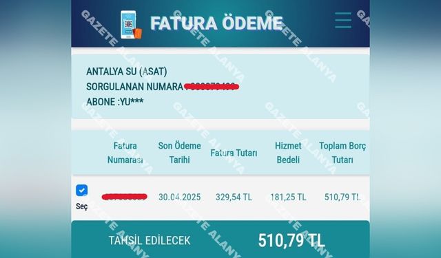 Alanya'da isyan etti: "Yalnız yaşıyorum, bu fatura neyin nesi?"