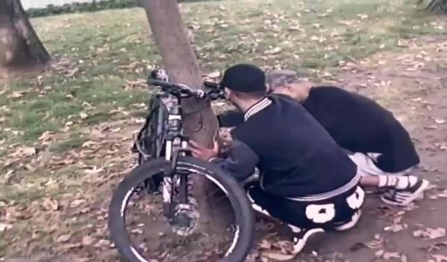 Alanya’da hırsızlık kamerada, polis peşinde!