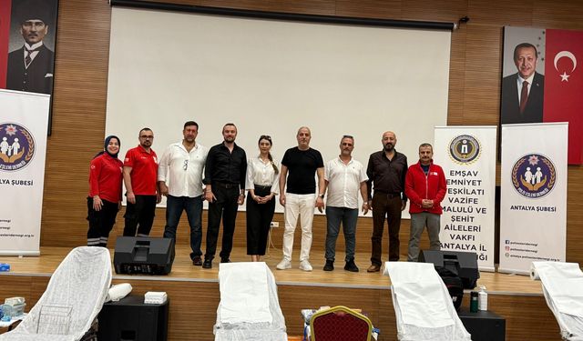 Şehit emaneti için Antalya’da tek yürek oldular