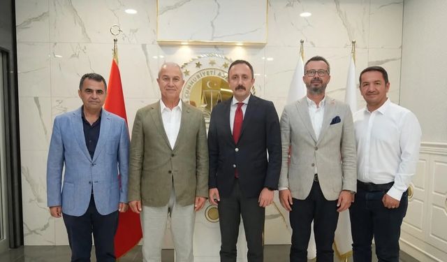 Başkan Özçelik’ten yeni başsavcıya ziyaret